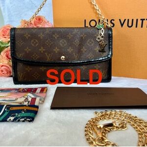 SOLD❗️💯AUTHENTIC… Louis Vuitton Pochette Dame PM Clutch/Shoulder bag/Crossbody